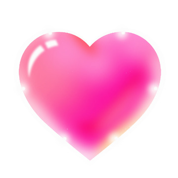 爱心红心装饰元素