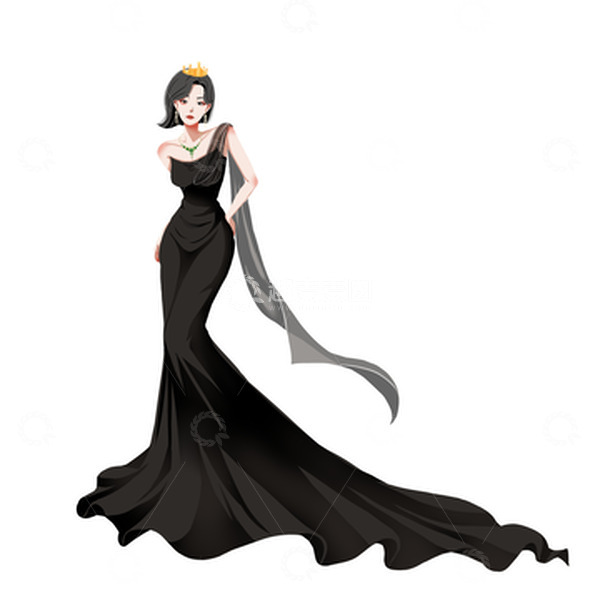 源文件下载【趣麦麦图】黑色妇女节女王