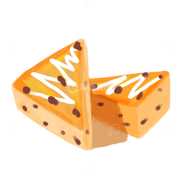 源文件下载【趣麦麦图】黄油提子蛋糕甜点巧克力慕斯下午茶