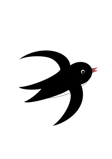 春天小燕子元素鸟