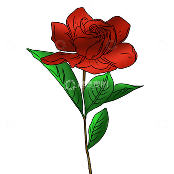 源文件下载【趣麦麦图】情人节玫瑰花