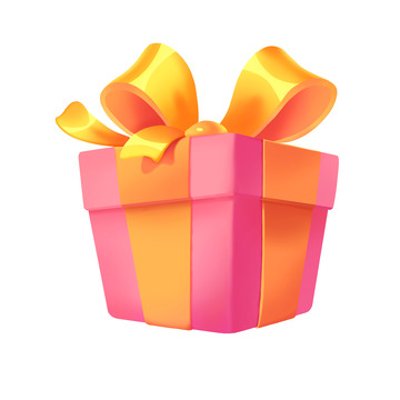 手绘微立体电商促销活动礼盒盒子