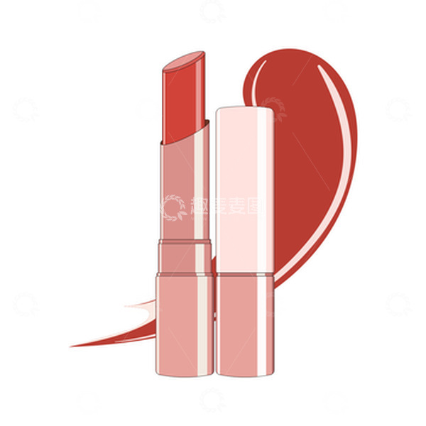 源文件下载【趣麦麦图】口红化妆品插画