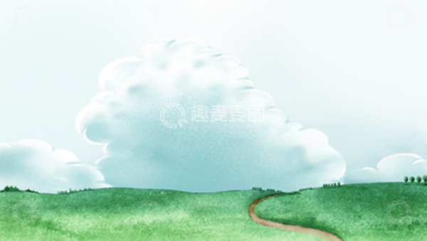 源文件下载【趣麦麦图】-水彩春天雨水