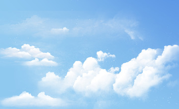 蓝天白云天空背景