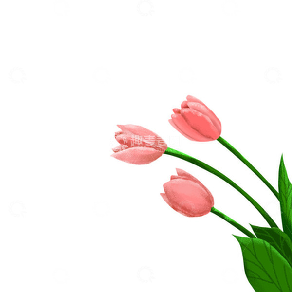 源文件下载【趣麦麦图】春季清新阳光树叶装饰