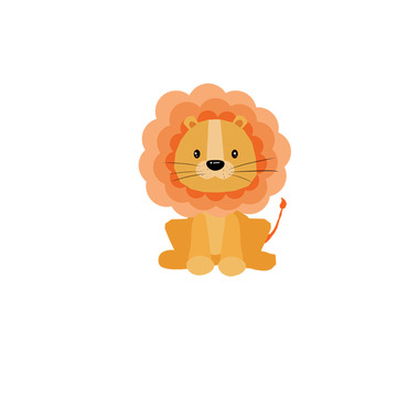 可爱卡通狮子