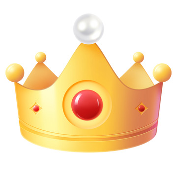 女神节皇冠胜利元素