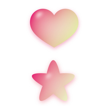 爱心星星装饰