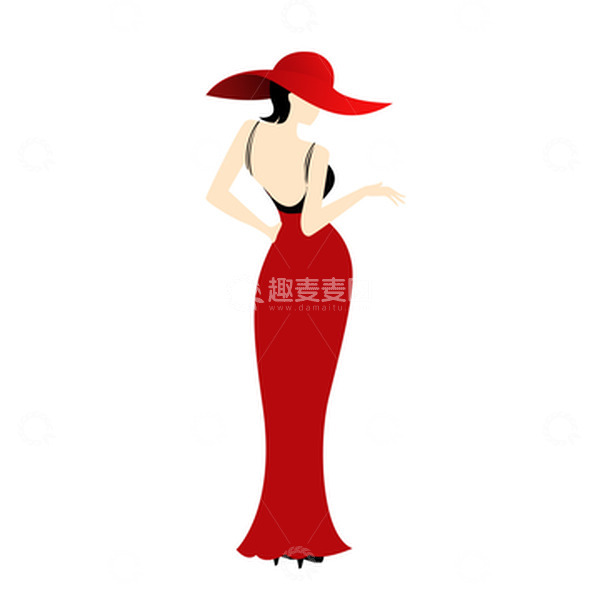 源文件下载【趣麦麦图】妇女节女性装饰背景元素