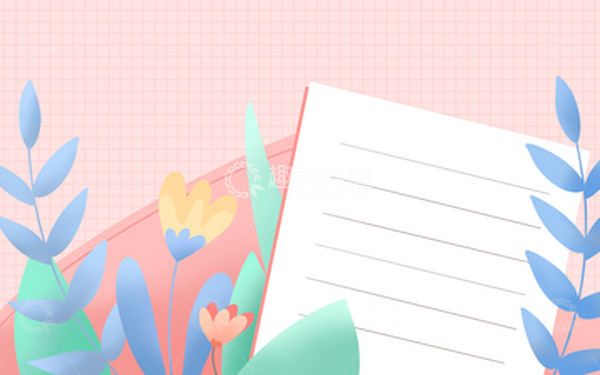 源文件下载【趣麦麦图】手绘卡通少女粉色花朵植物妇女节简约背景