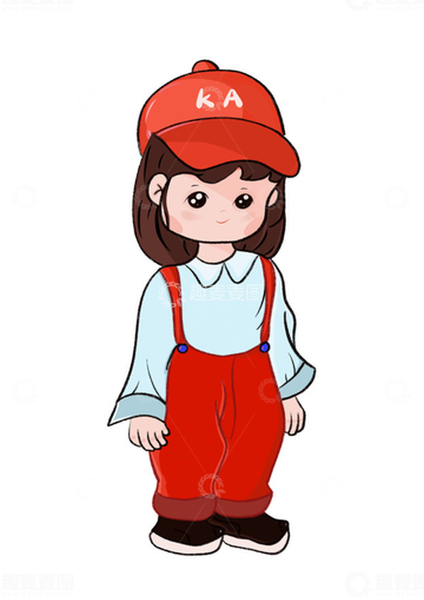 源文件下载【趣麦麦图】Q版卡通人物3