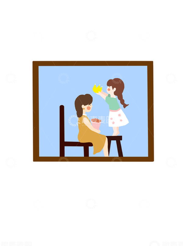 源文件下载【趣麦麦图】女神节快乐元素背景图