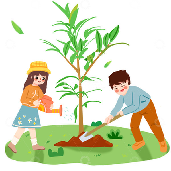 源文件下载【趣麦麦图】绿色植树节元素素材