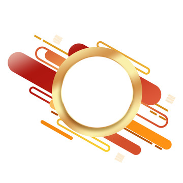 女神节边框装饰线条元素