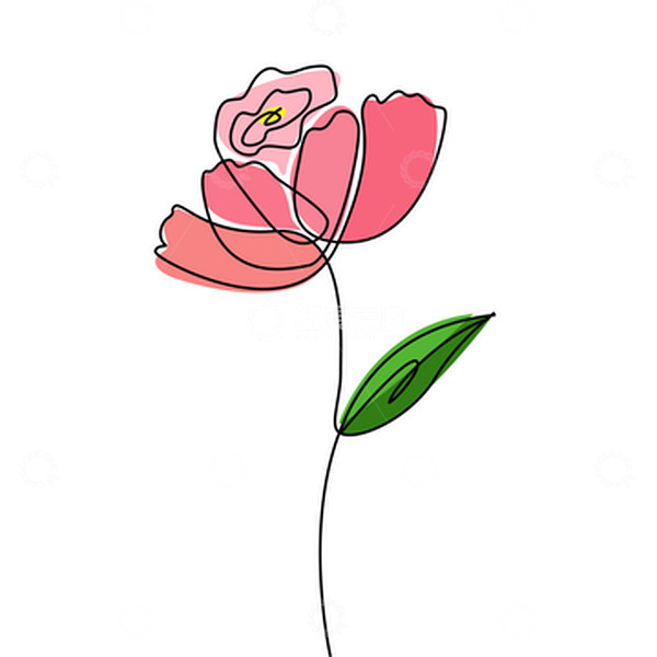 源文件下载【趣麦麦图】-38妇女节花朵元素