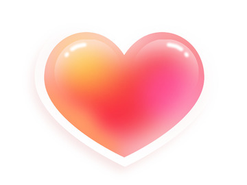 妇女节爱心红心元素