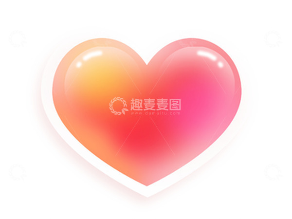 源文件下载【趣麦麦图】妇女节爱心红心元素