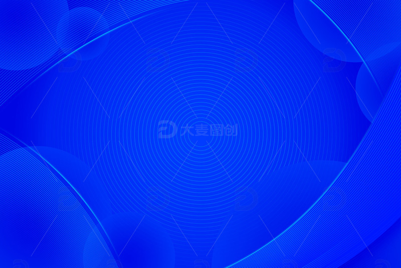 源文件下载【趣麦麦图】蓝色科技线简约背景