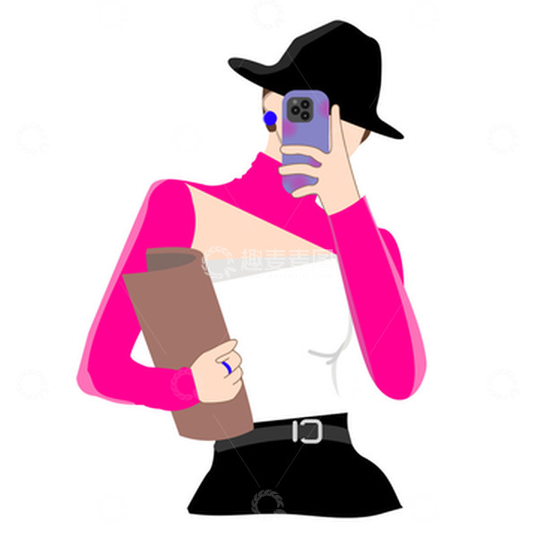 源文件下载【趣麦麦图】职业女性人物