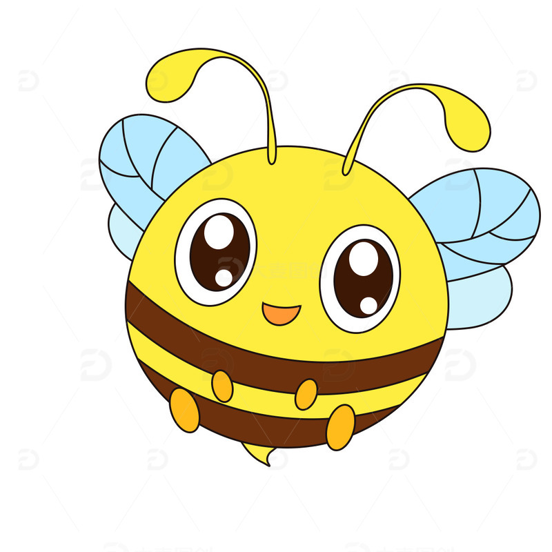 黄色卡通蜜蜂