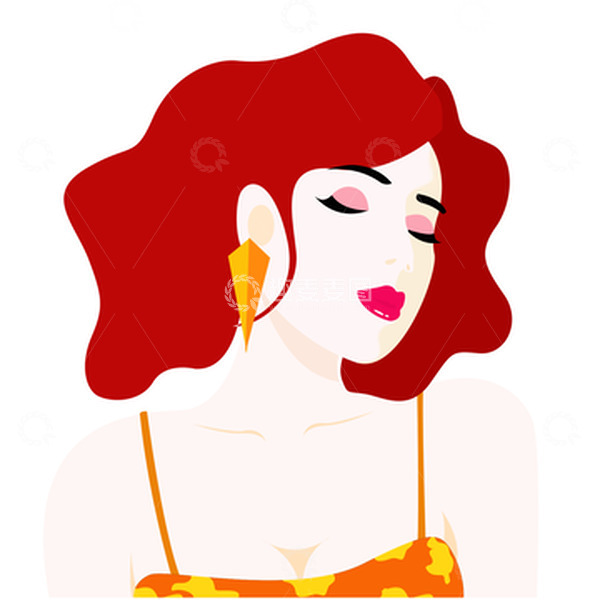 源文件下载【趣麦麦图】女神节人物卡通手绘插画元素