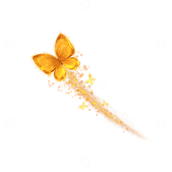 源文件下载【趣麦麦图】-蝴蝶 光效 飞舞