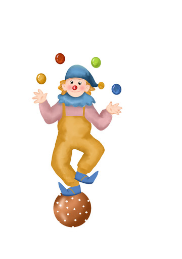 愚人节小丑元素