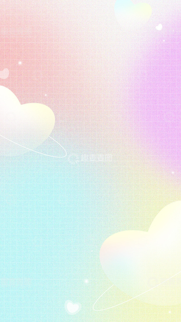 源文件下载【趣麦麦图】-小清新梦幻粉色系弥散风背景
