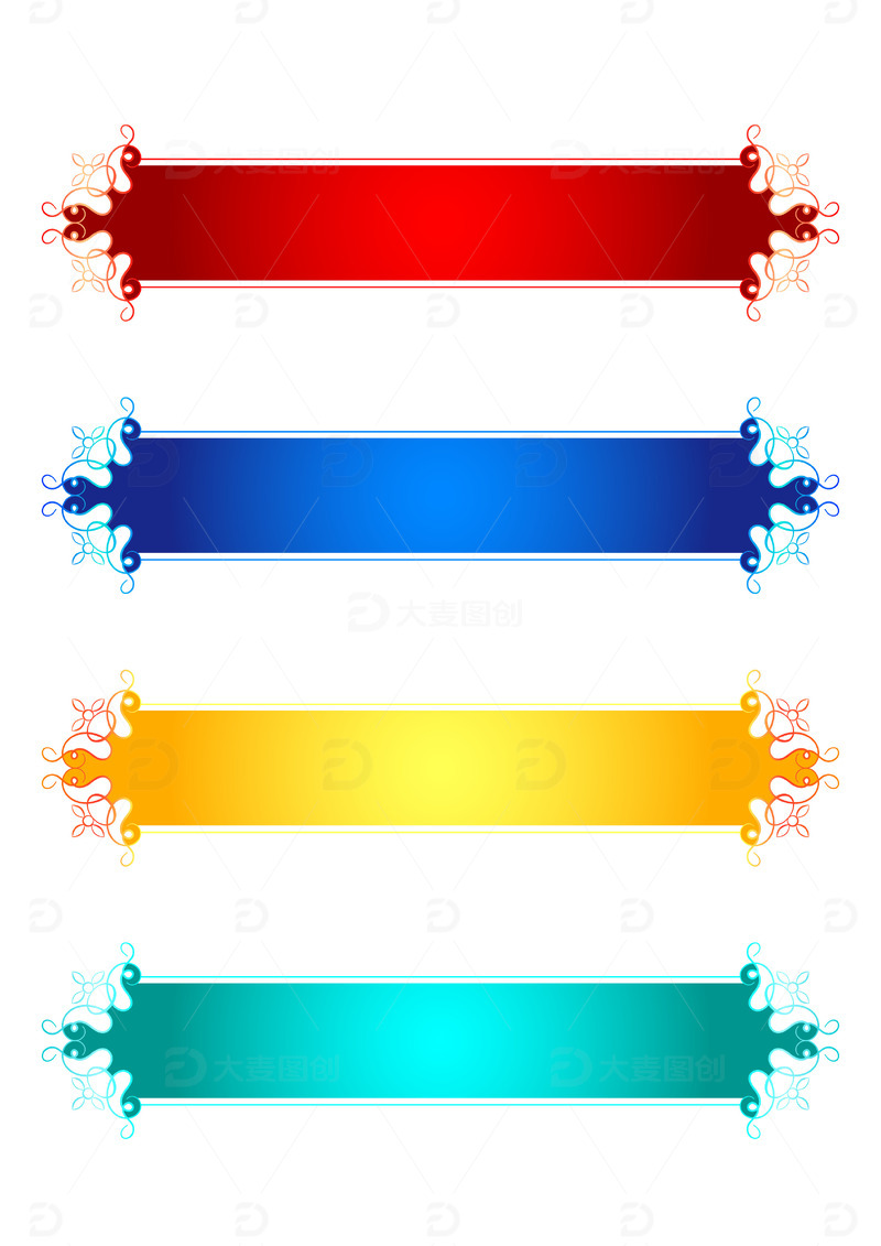 源文件下载【趣麦麦图】欧式复古传统孔雀花纹矢量边框