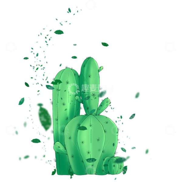 源文件下载【趣麦麦图】植物 仙人掌 仙人球