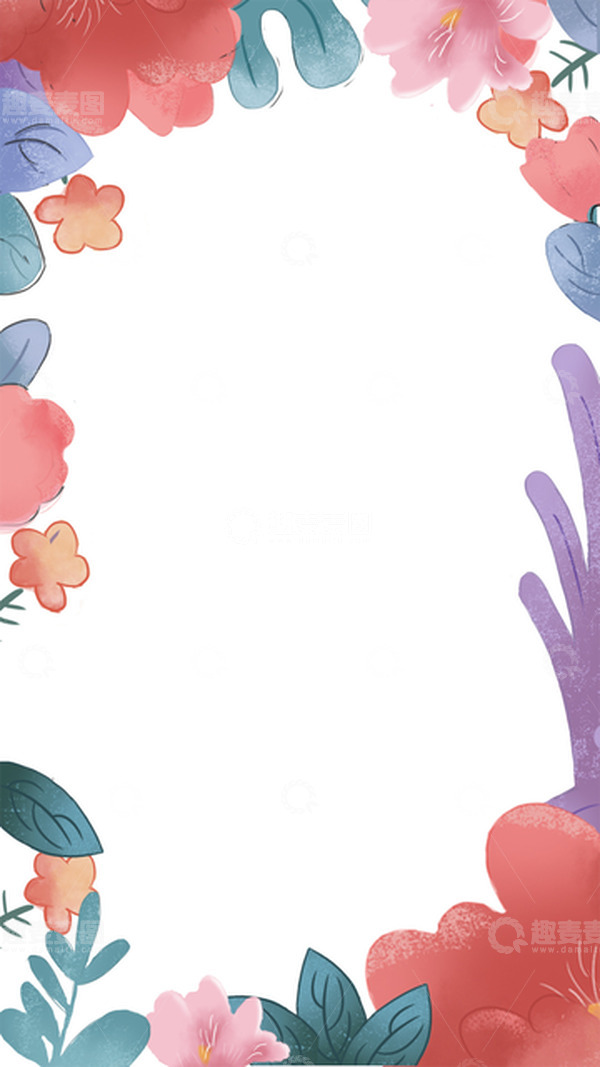 源文件下载【趣麦麦图】春天里的花花草草春季百花盛开