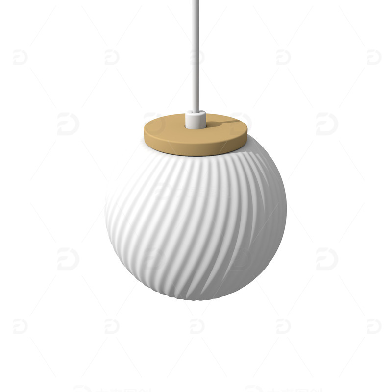 源文件下载【趣麦麦图】-室内吊灯简约创意家居灯具3D模型