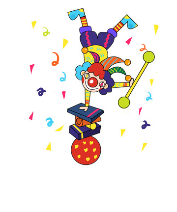 马戏团小丑杂技