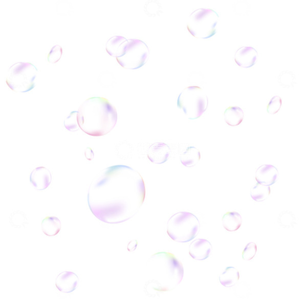 源文件下载【趣麦麦图】女王节气泡漂浮元素