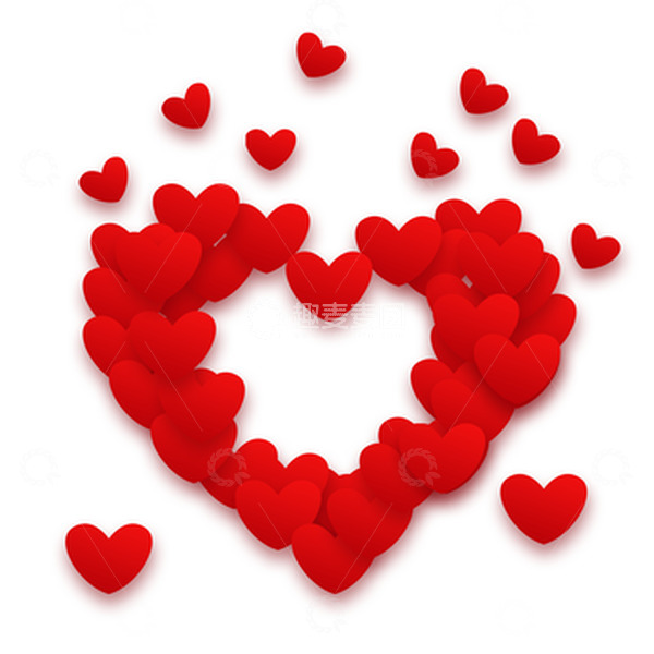 源文件下载【趣麦麦图】38节爱心鸡心元素