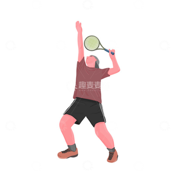 源文件下载【趣麦麦图】-打球运动男生健康人物元素