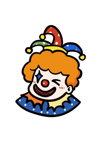 愚人节小丑可爱
