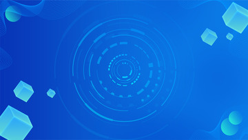 科技光圈方块效果背景