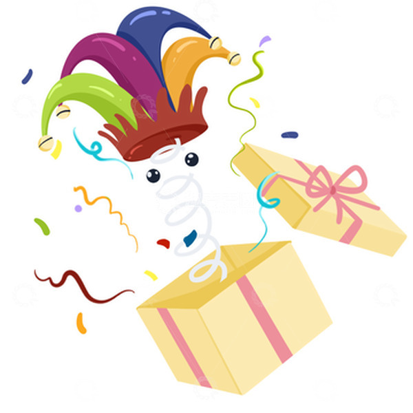 源文件下载【趣麦麦图】愚人节整蛊礼物搞笑气氛庆祝节日元素