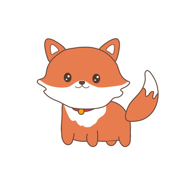 卡通狐狸手绘