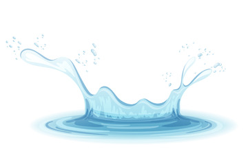 水花水浪涟漪水滴水珠流动