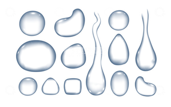 源文件下载【趣麦麦图】水滴雨点流动滑落水珠雨滴