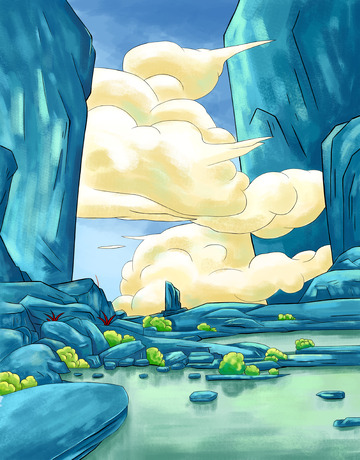 春天青山绿水旅游风景