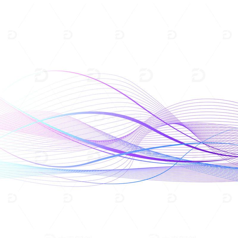 源文件下载【趣麦麦图】蓝紫色科技线条