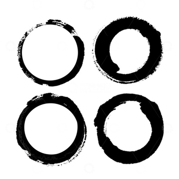 源文件下载【趣麦麦图】-水墨卡通边框元素