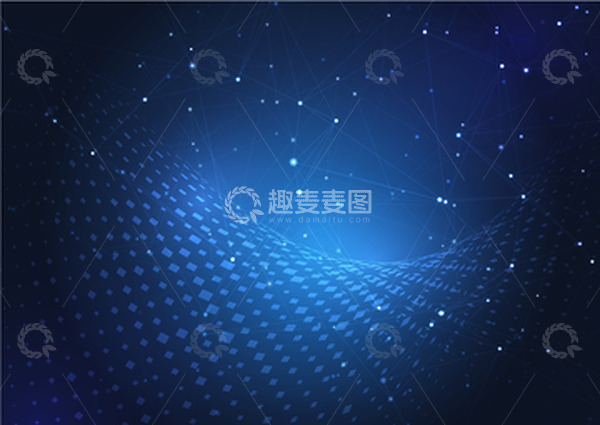 源文件下载【趣麦麦图】科技光点网络未来数据科技背景
