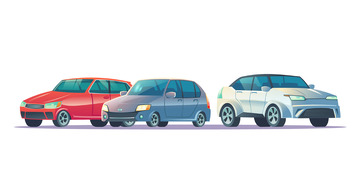 汽车轿车车辆交通工具卡通汽车