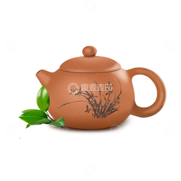 源文件下载【趣麦麦图】春茶茶壶元素