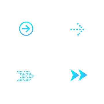 科技感边框渐变箭头高级感拉丝箭头